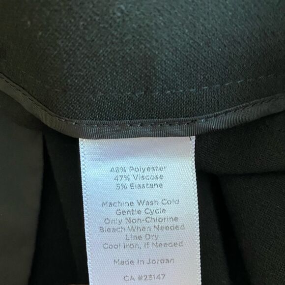 Talbots Signature Petite Black Dress Ankle Pant size 10P - Picture 5 of 5